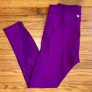 🍋 Lululemon cooled grape legging